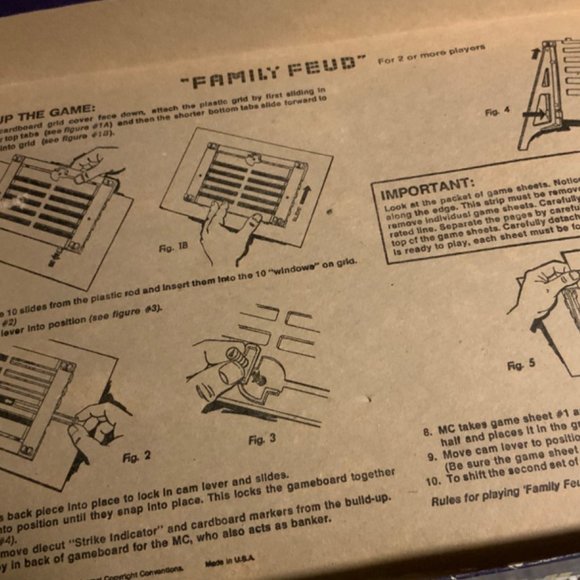 Milton Bradley Family Feud Game 1977 Edition - Picture 11 of 11